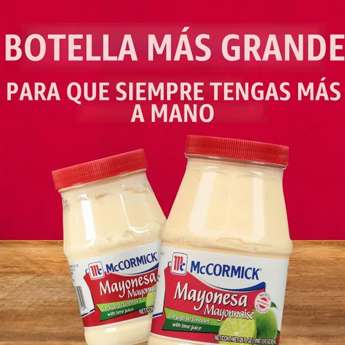 Vista 4 de McCormick Mayonesa (mayonesa) con jugo de lima, 28 fl oz