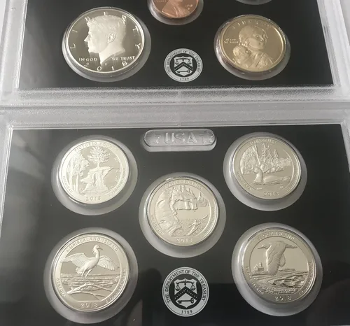 Vista 4 de 2018 S US Silver Proof Set Hermoso Cameo Final Prueba