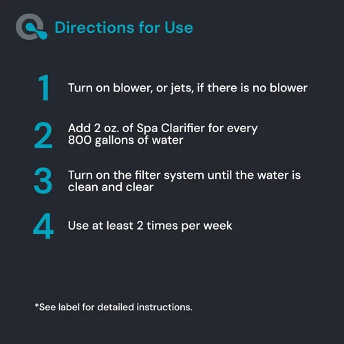 Vista 6 de MAV AquaDoc Clarificador de spa y clarificador de bañera de hidromasaje para tratamiento de agua turbia de acción rápida, el clarificador de spa ama