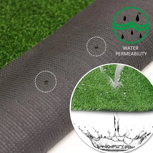 Vista 5 de Alfombra de Césped Artificial Turf, 0.4 pulgadas Alfombra de Césped Falso para Interiores y Exteriores para Perros, Mascotas, Césped Sintético