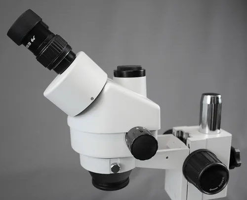 Vista 3 de VS-1FZ Microscopio estéreo de zoom trinocular simulfocal, ocular de campo ancho 10x emparejado, rango de zoom de 0.7X—4.5X, rango de aumento