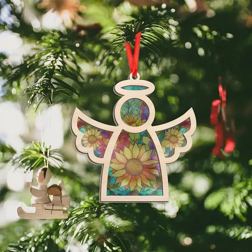 Vista 5 de AXIARA Adorno Navideño Conmemorativo de Aborto Espontáneo - Captasol de Ángel Guardián Adornos Navideños 2025 - Regalos de Condolencias por