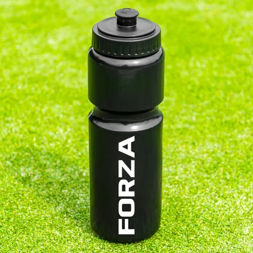 Vista 3 de FORZA Team Sports - Botellas de agua con capacidad de 25 onzas con bolsa de transporte portátil o transportador plegable, plástico sin BPA para Negro