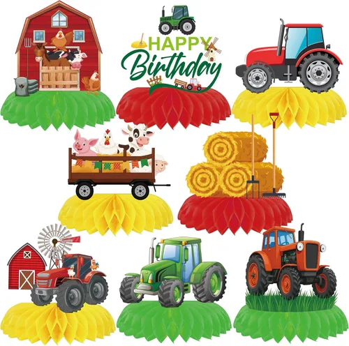 Vista 8 de 8 piezas de 16 centros de mesa de cumpleaños de nido de abeja 3D, centros de mesa 3D, decoraciones para niños, cumpleaños, 16 años, licencia