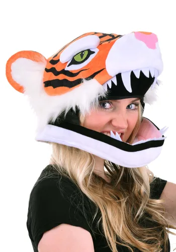 Vista 12 de Gorro Peluche Jawesome de Tigre Multicolor