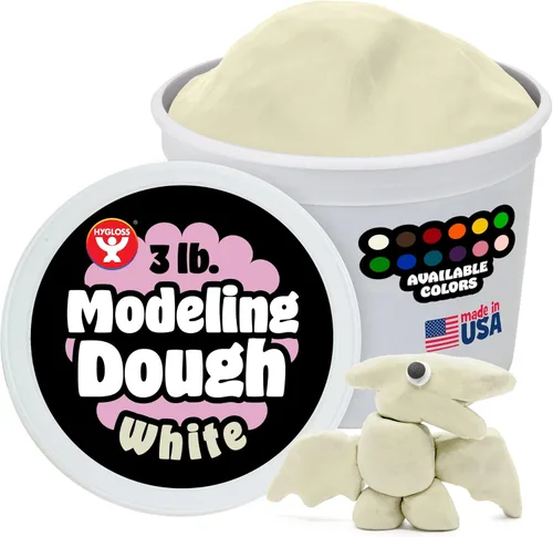 Vista 9 de Hygloss Masa de Modelado para Niños – Masa Sensorial Segura y No Tóxica para Artes y Manualidades – Tubo de 1.4 kg – Arcilla de Juego