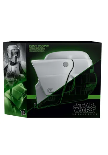 Vista 2 de Star Wars The Black Series Casco Electrónico Premium de Scout Trooper Multicolor