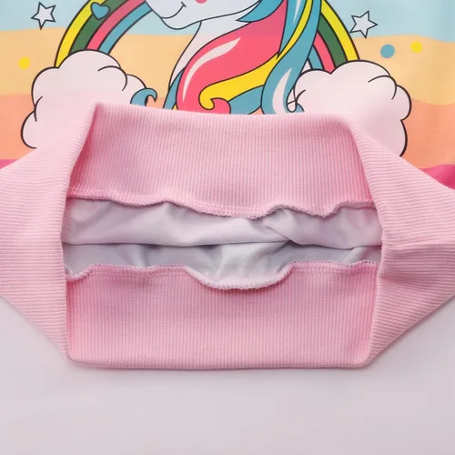 Vista 8 de Conjunto de 2 piezas de sudadera de manga con volantes y leggings para niñas de 2 a 10 años