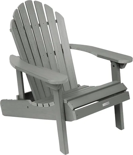 Vista 9 de Highwood Hamilton - Silla Adirondack plegable y reclinable fabricada en Estados Unidos, tamaño adulto, eucalipto