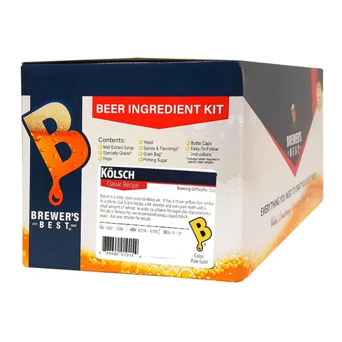 Vista 4 de Kit de ingredientes para cerveza Kolsch casera.