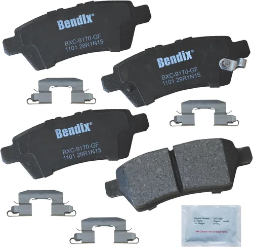 Vista 181 de Bendix Priority1 CFC154 - Juego de pastillas de freno de disco para Avanti II, Century, LeSabre, Regal, Riviera, chasis comercial, DeVille