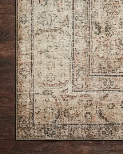Vista 49 de Loloi Margot - Alfombra de área terracota/laguna de 7'-6" x 9'-6