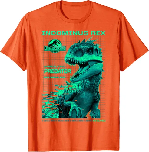 Vista 76 de Jurassic World Indominus Rex Hybrid Predator T-Shirt Small Negro