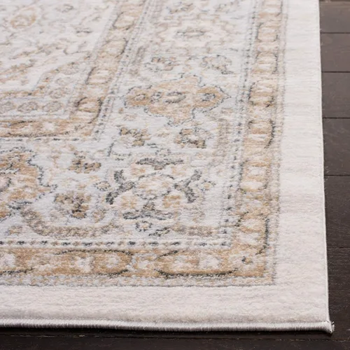 Vista 13 de SAFAVIEH - Colección Isabella, alfombra decorativa - 2'2" x 5', azul y crema, diseño oriental, no desprende pelusa y fácil cuidado, ideal para áreas