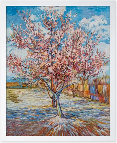 Vista 32 de Poster Master Póster clásico de Van Gogh, impresión impresionista vintage, regalo para artista, pintor, autorretrato, sombrero de paja, dibujo