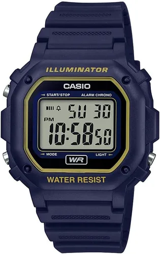 Vista 5 de Casio F108WH Series Men's Digital Watch Illuminator Water Resistant LED Light Daily Alarm 1/100 SEC Stopwatch 3 Hands (HR, Min, SEC)