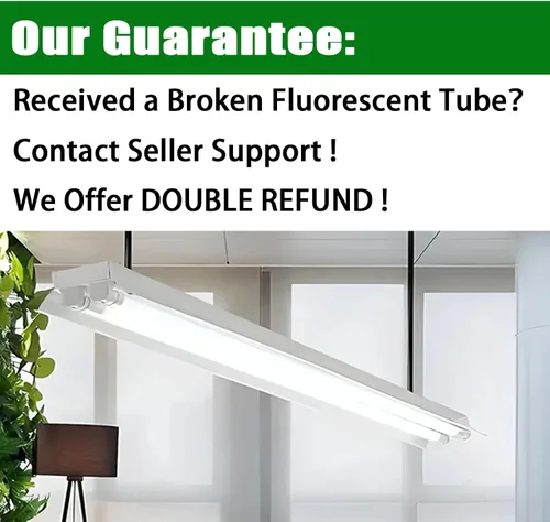 Vista 3 de Konideke F54T5/841/HO 54W T5 HO - Tubo de luz fluorescente T5 de 46 pulgadas, bombilla fluorescente de 54 W, F54T5/841/CW, 4100K blanco frío, 80
