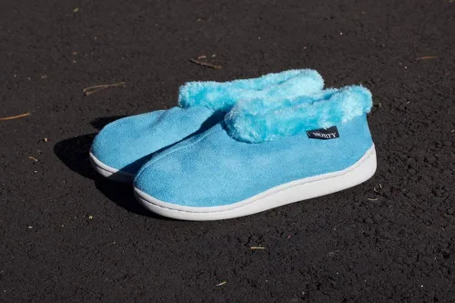Vista 6 de NORTY - Zapatillas de interior con forro polar para niños pequeños y niñas