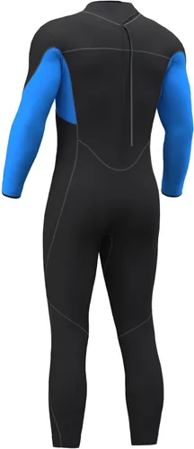 Vista 2 de Hevto Traje de neopreno para hombre, 5/4/3/0.079 in, traje húmedo completo en agua fría para buceo, surf, natación para deportes acuáticos