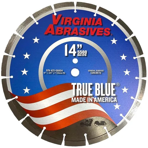 Vista 26 de Virginia Abrasives 425-08408 - Hoja de diamante de hormigón de uso general UV de 9 pulgadas - Cortador húmedo y seco para hormigón/asfalto