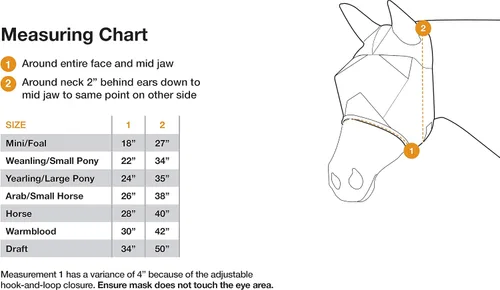 Vista 3 de Cashel Crusader Standard Foal/Mini Máscara de Mosca (CFMFS)