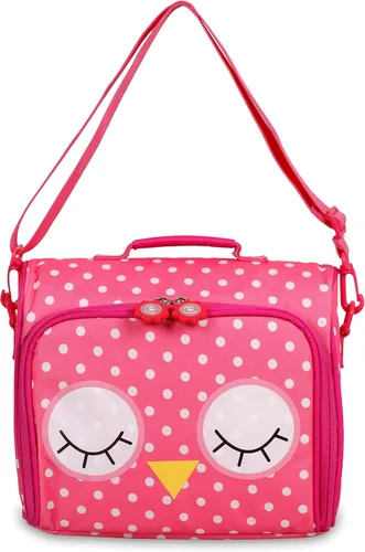 Vista 9 de J World New York Casey - Lonchera pequeña para adultos. Lonchera aislada de tamaño mediano para niños, color negro, 9.5 x 10 x 3.5 pulgadas