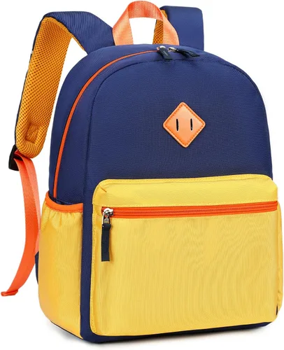 Vista 11 de Mochila Abshoo para niños y niñas, mochila escolar para niños pequeños, Negro