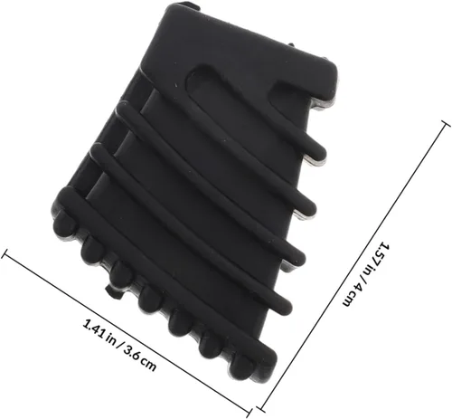 Vista 2 de 3pcs Drum Stand Rubber Feet Protector Pads Anti-slip Sturdy Rubber Drum Leg Covers Easy Installation Live Performances Recordings