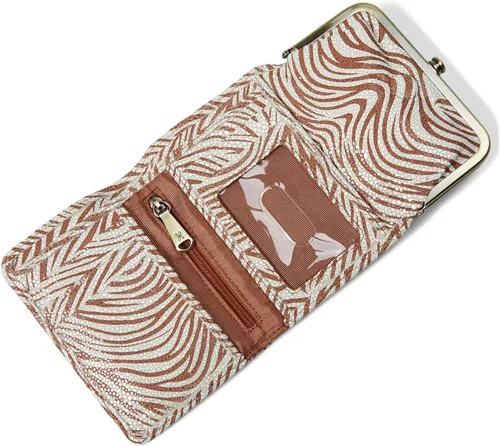 Vista 3 de HOBO Robin - Cartera pequeña para mujer, elegante y elegante construcción de cuero pulido con cierre magnético oculto, cartera elegante y moderna