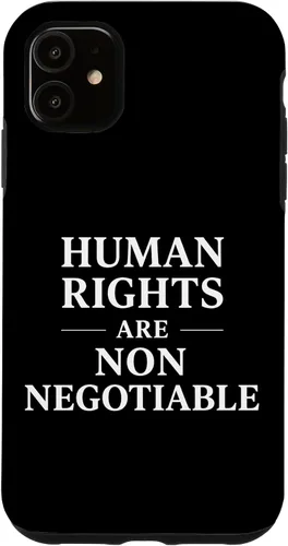 Vista 8 de Human Rights are Non Negotiable Social Justice & Equality Case for iPhone XR