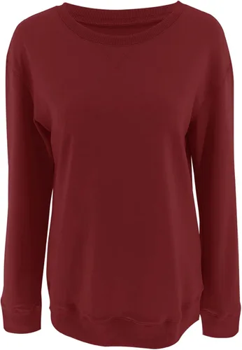 Vista 7 de Orchidays Sudaderas casuales con cuello redondo para mujer, de manga larga, lindas camisetas tipo túnica, holgadas