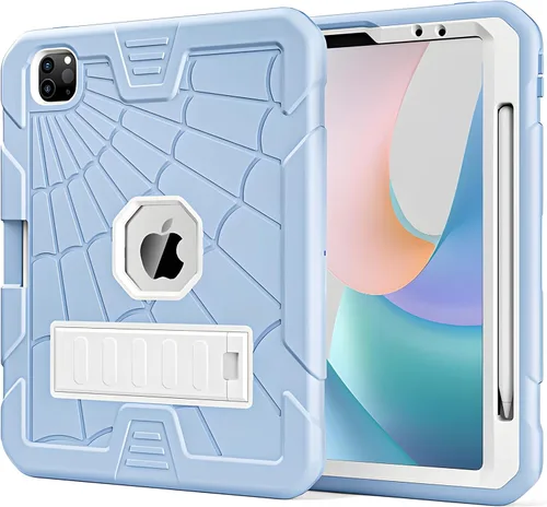 Vista 14 de TSQQST Funda para iPad Pro de 11 pulgadas Funda M4 5ª generación 2024, iPad Pro 11 Funda con soporte para lápiz + soporte, funda protectora