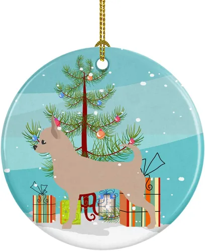 Vista 96 de Caroline's Treasures Cavalier King Charles Spaniel - Adorno de cerámica para árbol de Navidad, decoración colgante para el hogar, Navidad, fiestas