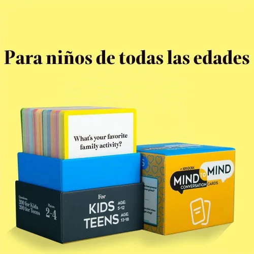 Vista 4 de 400 tarjetas de conversación para niños y adolescentes - Preguntas