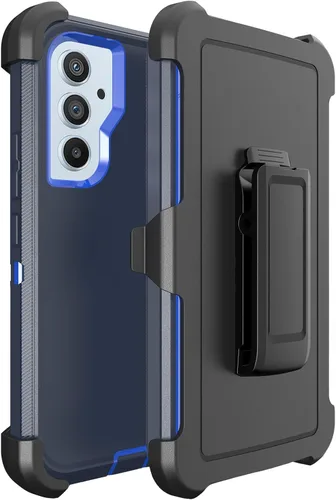 Vista 9 de Funda para Samsung Galaxy A13 5G (no para A13 4G), funda de teléfono [grado militar] 3 en 1 a prueba de golpes, resistente protección contra golpes