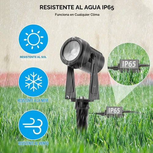 Vista 5 de SUNTHIN Iluminación de Paisaje Exterior con Controlador de Sensor de Anochecer a Amanecer, Paquete de 4