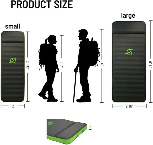 Vista 8 de SylvanSport Colchón autoinflable Cloud Layer - Grande