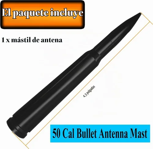 Vista 6 de Antena corta de aluminio de 4 pulgadas para Ford Ranger (1993-2012)