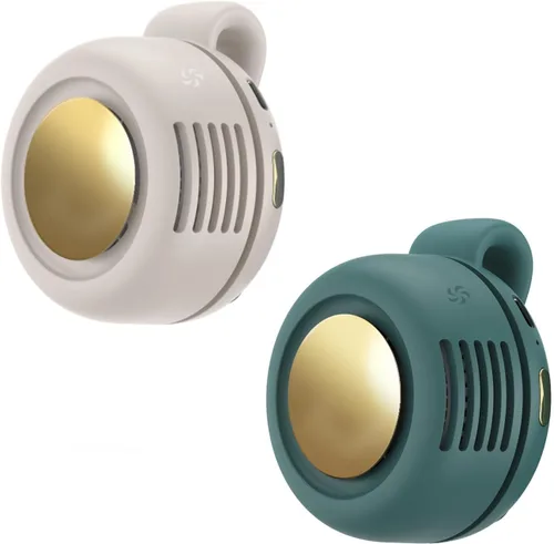 Vista 8 de Ventilador portátil con clip, ventilador personal mini ventilador Paquete de 1 (A-naranja)