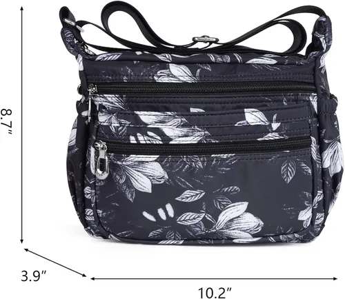 Vista 2 de Notag - Bolsas de hombro para mujer bolsas cruzadas de nailon impermeable ligero bolsas de mensajero