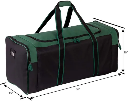 Vista 4 de Jetstream Bolsa de viaje resistente con múltiples bolsillos y duradera, para gimnasio, para viajes, talla única