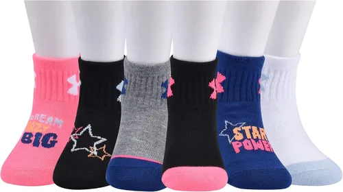 Vista 4 de Under Armour Paquete múltiple de calcetines para bebé niña