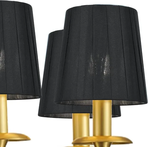 Vista 6 de MIRA - Cortinas pequeñas con clip para lámpara de pared, juego de 2, barril pequeño, 5.2 x 4 pulgadas x 5.2 pulgadas de alto, cinta de tela, hechas