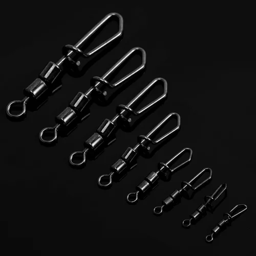 Vista 6 de Goture 2 Barrel Swivels with Snap,20/30 Pcs Fishing Swivels,Essential Barrel Swivels Fishing,Reliable and Durable Fishing Snap Swivels for Anglers