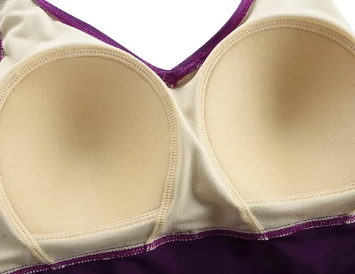 Vista 5 de Septangle Traje de baño tankini para mujer con cuello en V