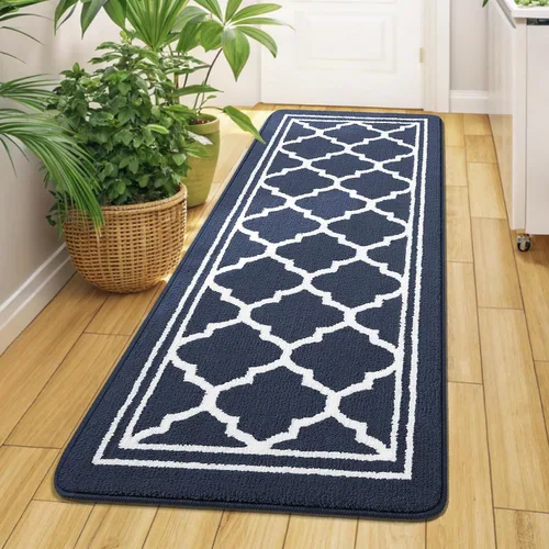 Vista 10 de Buganda Alfombra para Puerta Interior, Tapete Resistente a la Suciedad y Absorbente, Antideslizante, Alfombras de Perfil Bajo para Entrada