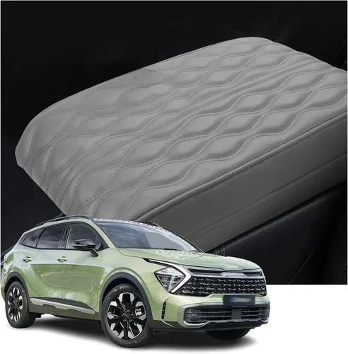 Vista 18 de YEE PIN Funda para reposabrazos central de automóvil, funda para tapa de consola Rogue X-Trail 2014-2019, caja de reposabrazos de consola central
