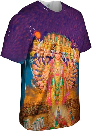 Vista 3 de Yizzam - India - Durga Goddess - Camiseta para hombre