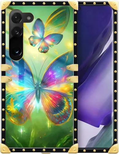 Vista 125 de Funda compatible con Samsung Galaxy S10 4G, TPU suave de lujo y parte trasera de policarbonato duro para niñas y mujeres, funda protectora a prueba