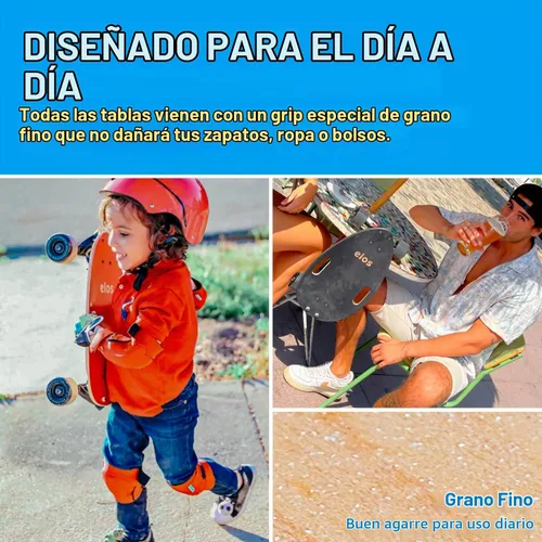 Vista 7 de Elos Mini Cruiser Skateboards Regalos para adolescentes, hombres, principiantes, adultos, niños - Ligero, portátil y duradero de madera para Negro